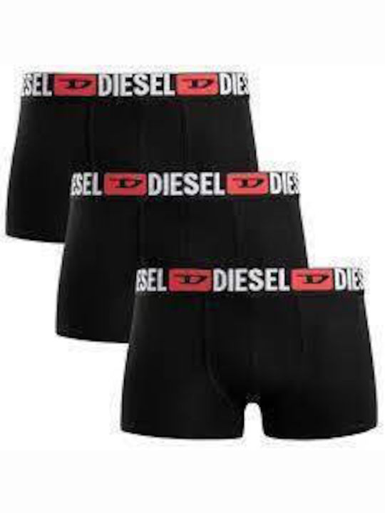 Diesel Ανδρικά Μποξεράκια Μαύρα 3Pack