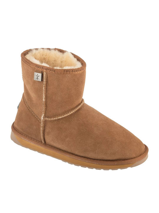 Emu Australia Suede Women's Ankle Boots Gold