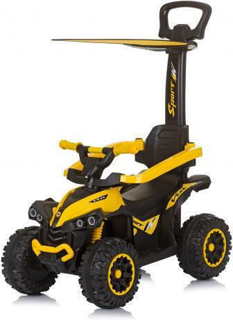 Chipolino Αυτοκινητάκι Ride On με Χειρολαβή για 36+ μηνών Κίτρινο