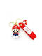 Keychain Μινιατούρα Lucky Super Mario Red