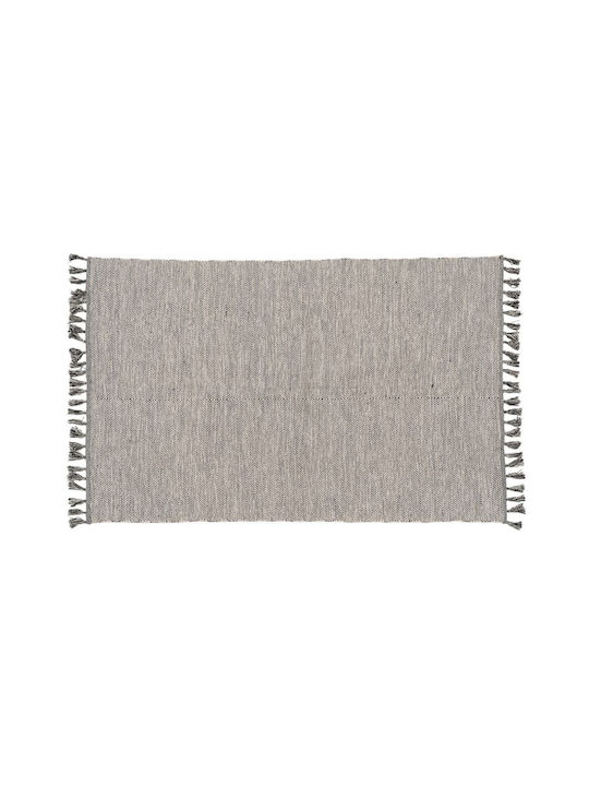 BigBuy Rug Rectangular Grey