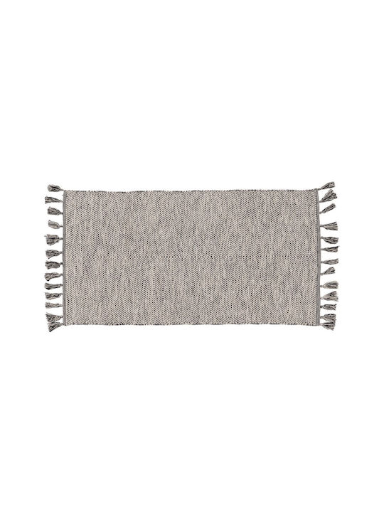 BigBuy Rug Rectangular Grey