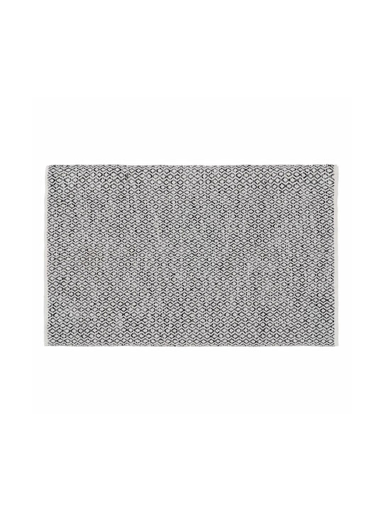 BigBuy Rug Rectangular Grey