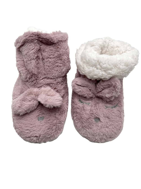 Topaki Closed Women's Slippers in Pink color