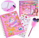 Jokomisiada Secret Diary Unicorn Notizbuch 120 Blätter mit leeren Seiten Gold