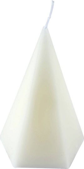 Decorative Candle Arty Taper White 12cm