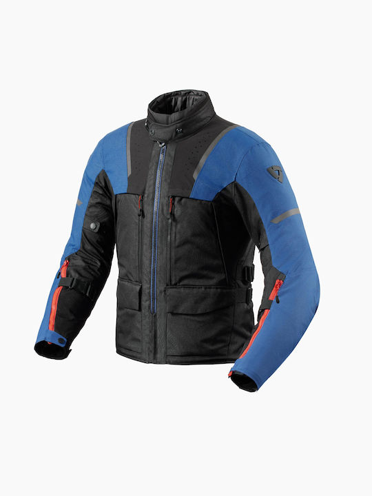 Rev'IT Offtrack 2 H2O Winter Herren Motorradjacke Blau