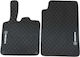 3Lines Μπροστινά Πατάκια 2τμχ για Smart ForTwo 451 Brabus Μαύρα