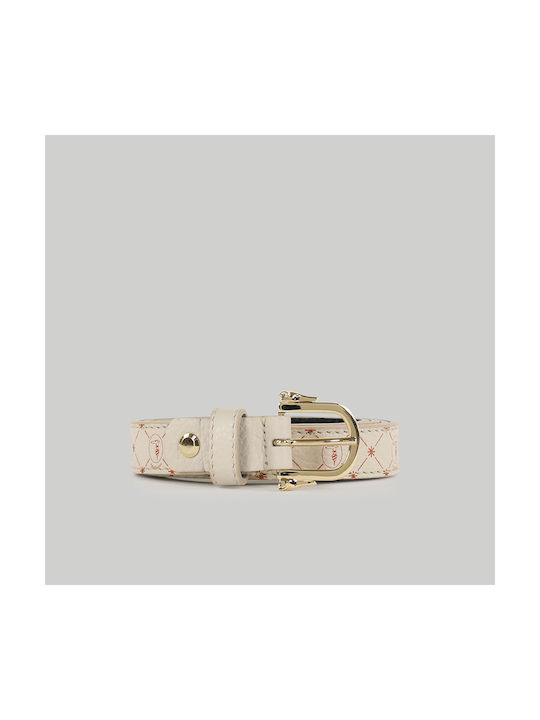 Trussardi Leather Women's Belt White