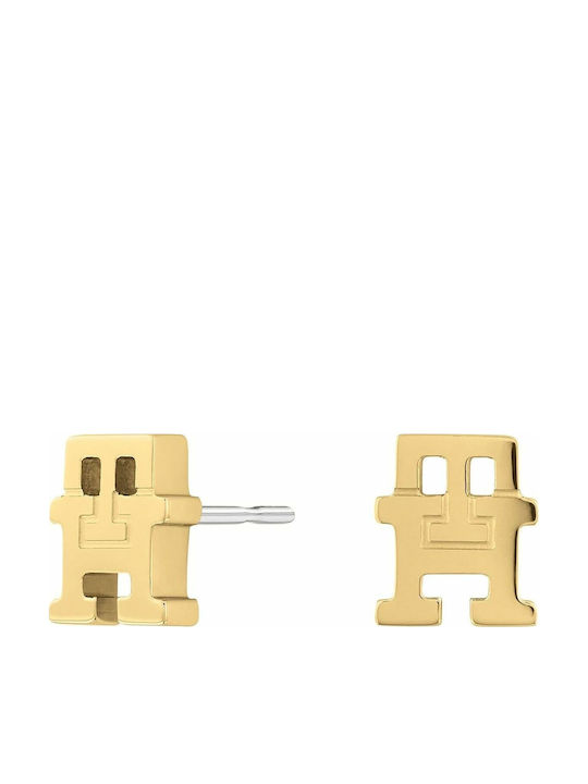Tommy Hilfiger Stud Earrings Made of Steel Gold Plated