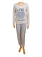 Kare Design Winter Damen Pyjama-Set Gray 2336-622