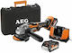 AEG Tools Bews 18-125bl-502c Polizor unghiular 125mm Baterie 2x5Ah