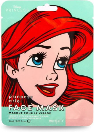 Mad Beauty Disney Princess Face Mask Ariel Sheet Mask 25ml