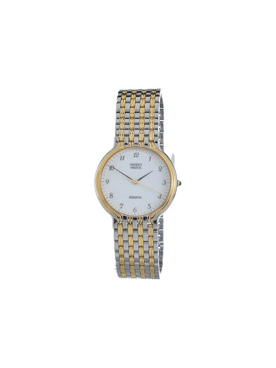 Watch with Gold Metal Bracelet