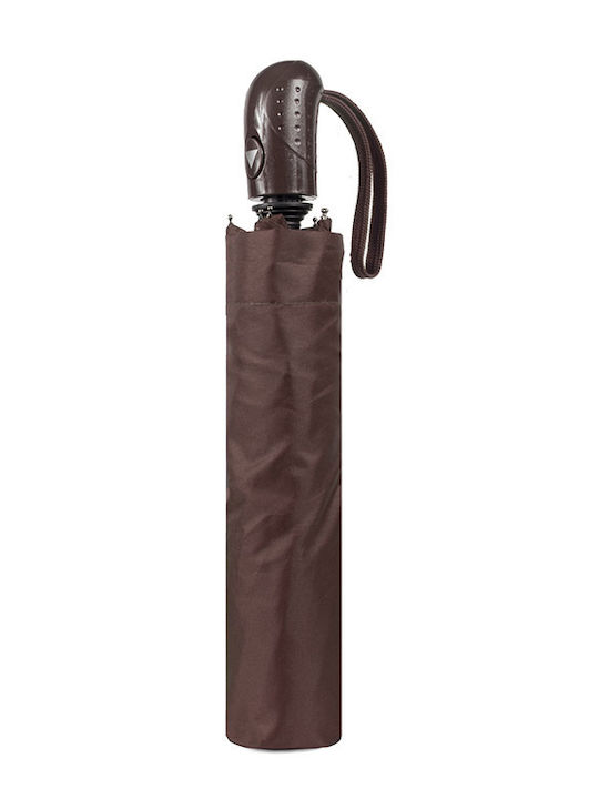 LKmoda Automatic Umbrella Compact Brown