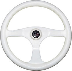 Multiflex Boat Steering Wheel Alpha Lm-w-1.white Boat Rudder LM-W-1.ΛΕΥΚΟ