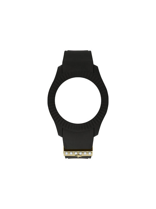 WATX & CO Rubber Strap Black