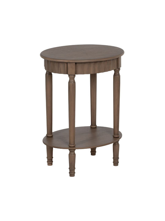 Round Side Table Coffee L50xW40xH66cm