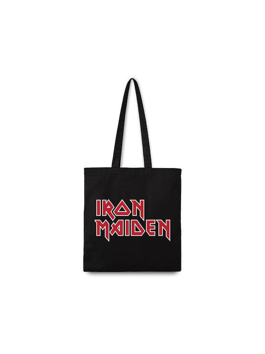 Rocksax Iron Maiden Τσάντα για Ψώνια σε Μαύρο χρώμα