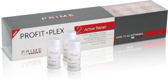 Prime Pro Extreme Profit Plex Active Repair Step 2 Αμπούλες Μαλλιών Αναδόμησης για Γυναίκες 12x10ml