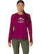 ASICS Women's Athletic Blouse Long Sleeve Purple