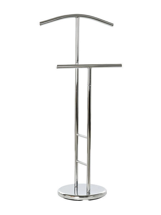 DKD Home Decor Metallic Coat Rack Silver 48x28x106cm