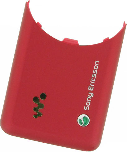 Sony Ericsson Capac Baterie Roșu pentru SONY-ERICSSON W660i