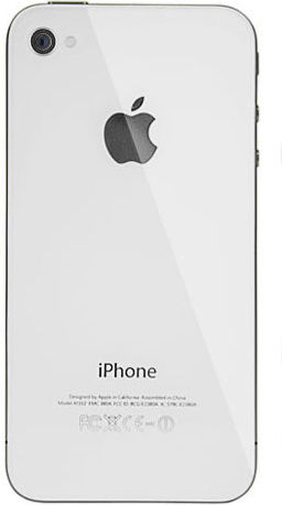 Apple Καπάκι Μπαταρίας Λευκό για iPhone 4S.