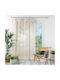 Douceur d'Intérieur Curtain with Tab Top L-c Dalila Beige 140x240cm