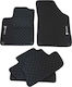 3Lines Set of Front and Rear Mats 5pcs for Peugeot RCZ Black