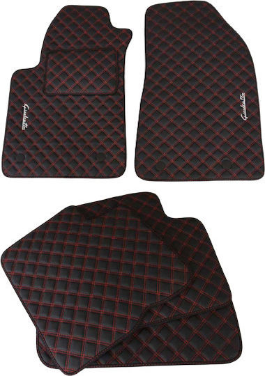 3Lines Set of Front and Rear Mats 5pcs for Alfa Romeo Giulietta 2010 - 2020 Black