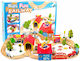 Lean Toys Сет с влакчета от дърво за 3++ години