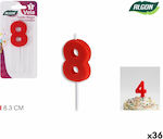 Rayen Birthday Candle Number "8" 36pcs S2229274