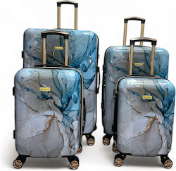 Olia Home Travel Suitcases From Durable PC with 4 Wheels Set 4pcs