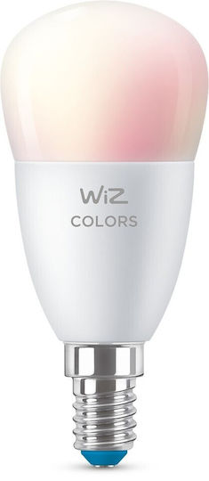 WiZ Смарт крушка LED 4.9W за фасунга E14 и форма P45 RGB 470лм