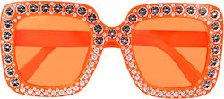 Orange Carnival Glasses