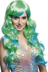 Carnival Wig Curly Green