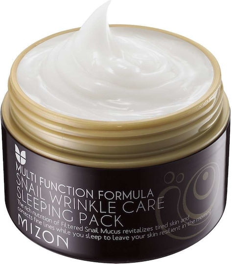 Mizon Snail Wrinkle Care Sleeping Μάσκα Προσώπου 80ml