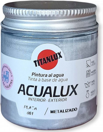 Titan Metalizado Gesso Αστάρι Χρυσό για Ξύλο και Ύφασμα 75ml