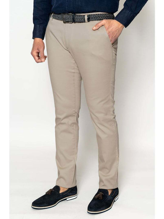 Monte Napoleone Men's Trousers Chino Beige