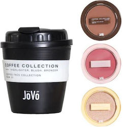 Jovo Rouge Coffee Collection Total Face Cup Num 01 Highlighter, Blush, Bronzer