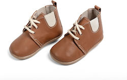 Ever Kid Brown Baptism Leather Boots