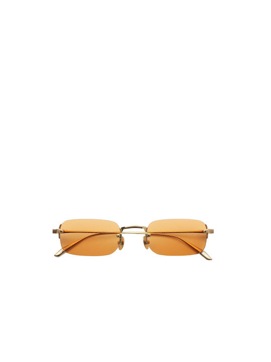 Gast Astro Sonnenbrillen mit Gold Rahmen und Orange Linse AS05