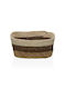 Decorative Basket Wicker with Handles 25x16x35cm Versa