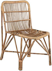 Wooden Outdoor Chair Natural 47x47x83cm