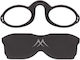 Montana Eyewear NR1 Reading Glasses +2.00 Pocket in Black color