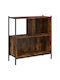 Bibliothek Smoky Oak 72x28x77.5cm