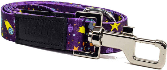 Habby Collar Hundeleine/Führleine Riemen Galaxy in Schwarz Farbe 1.2m x 2cm