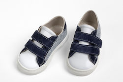 Ever Kid Blue Baptism Fabric Sneakers