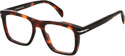 David Beckham Herren Acetat Brillengestell Brau...